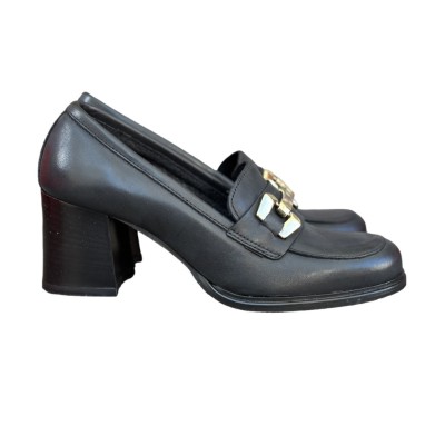 mocassino Mara in pelle nero