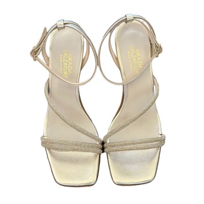 sandalo Cristal in Pelle