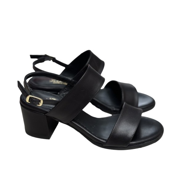 sandalo Taormina in pelle nero
