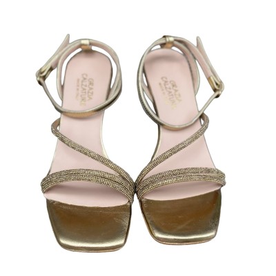 sandalo Cristal in pelle