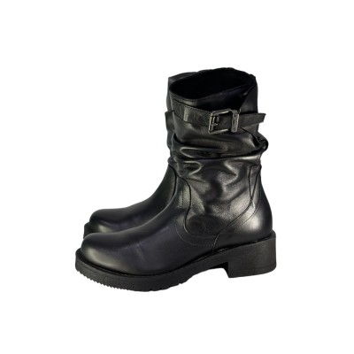 Beatles Clara in pelle nero