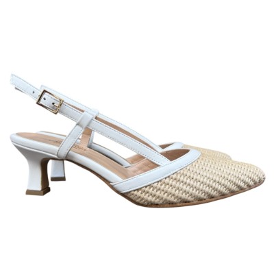 slingback Sole in rafia