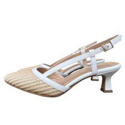 slingback Sole in rafia