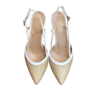 slingback Sole in rafia