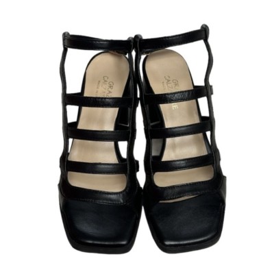 sandalo Incanto in pelle nero