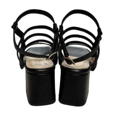 sandalo Incanto in pelle nero
