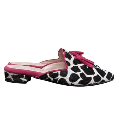 sabot Anna in pelle animalier