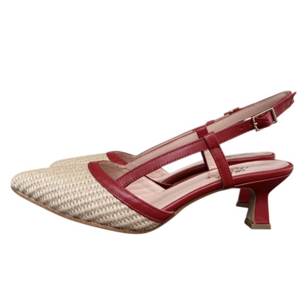 slingback Sole in rafia