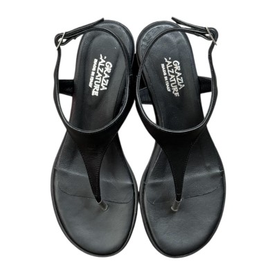 infradito Sharm in pelle nero