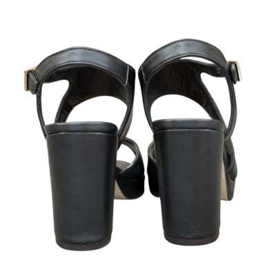 sandalo Rosi in pelle nero