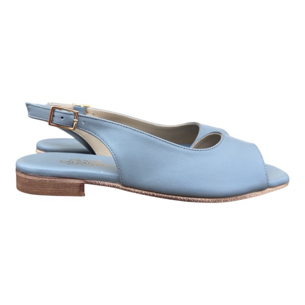 sandalo Daiana in pelle azzurra