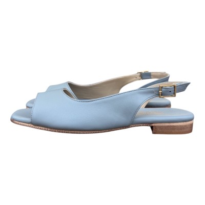 sandalo Daiana in pelle azzurra