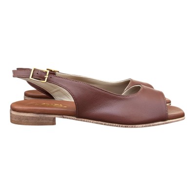 sandalo Daiana in pelle cuoio