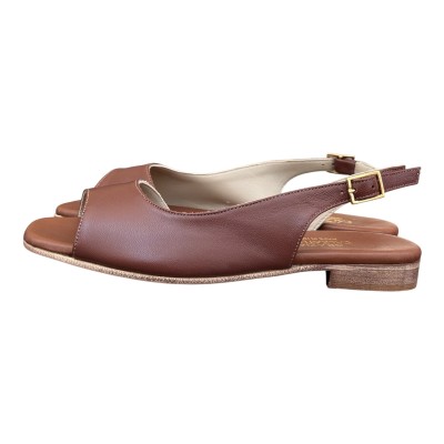 sandalo Daiana in pelle cuoio