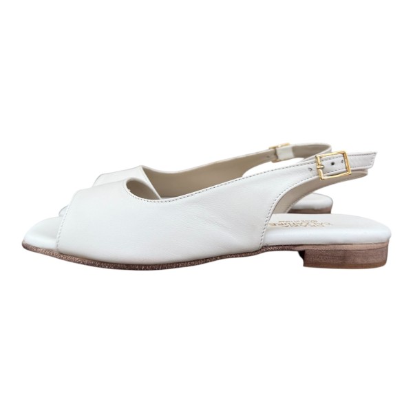 sandalo Daiana in pelle bianco