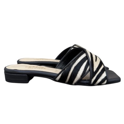 ciabattina Ibiza in pelle animalier