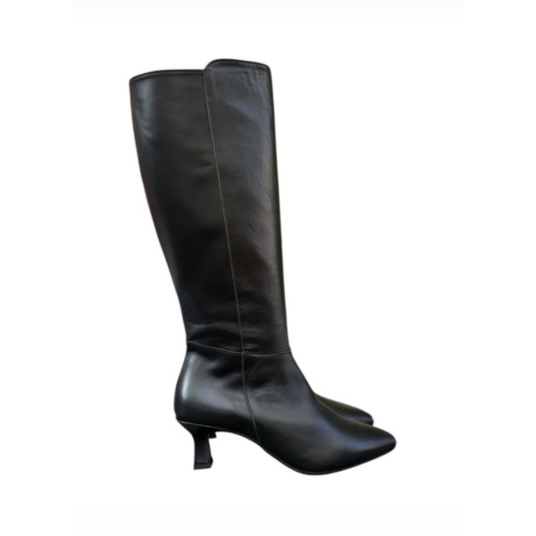 stivale Diana in pelle nero