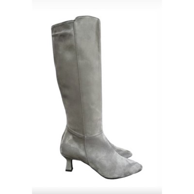 stivale Diana in camoscio grigio