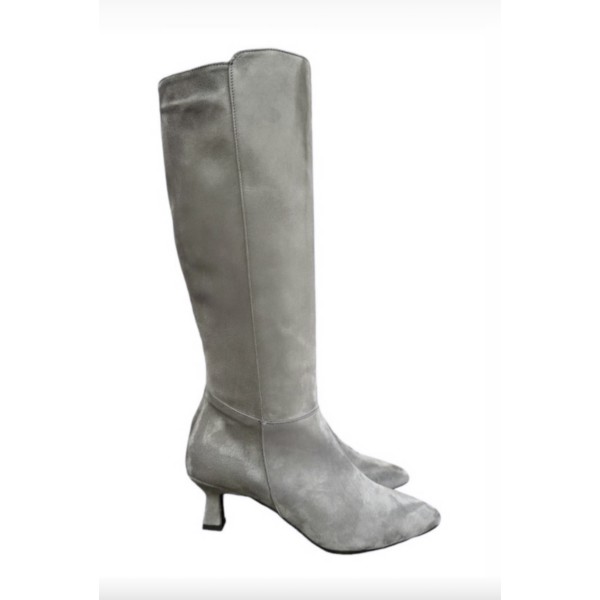 stivale Diana in camoscio grigio