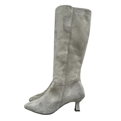 stivale Diana in camoscio grigio