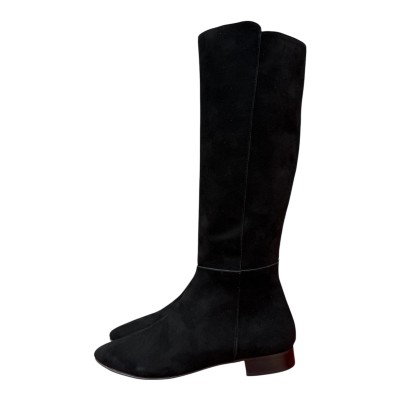 stivale Elsa in camoscio nero