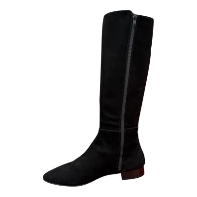 stivale Elsa in camoscio nero