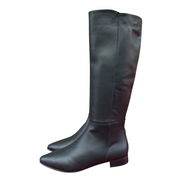 stivale Elsa in pelle nero