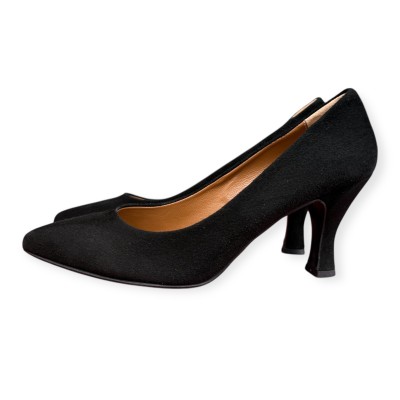 décolleté Gioia in camoscio nero