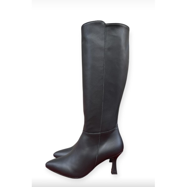 stivale Tommy in pelle nero