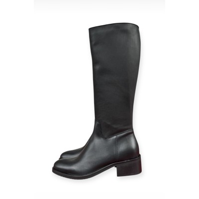 stivale Miky in pelle nero