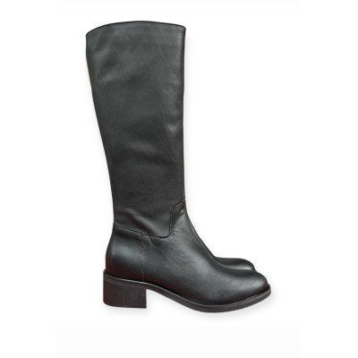 stivale Miky in pelle nero