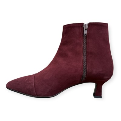 stivaletto Giuly in camoscio Borgogna