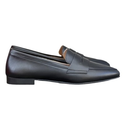 mocassino Carol in pelle nero