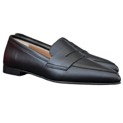 mocassino Carol in pelle nero