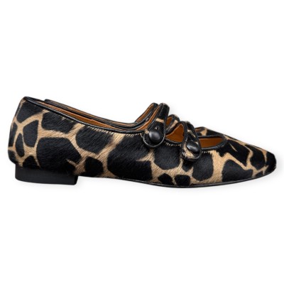 ballerina Katia in pelle animalier