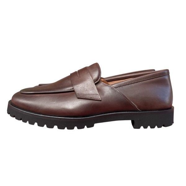 mocassino Holly in pelle marrone