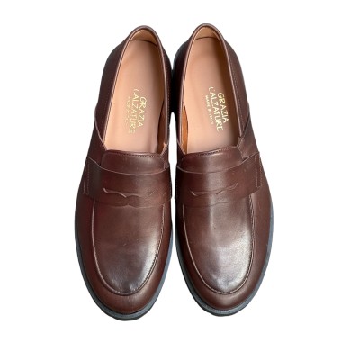 mocassino Holly in pelle marrone
