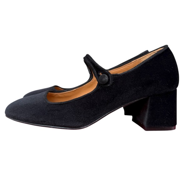 ballerina Jane in velluto nera