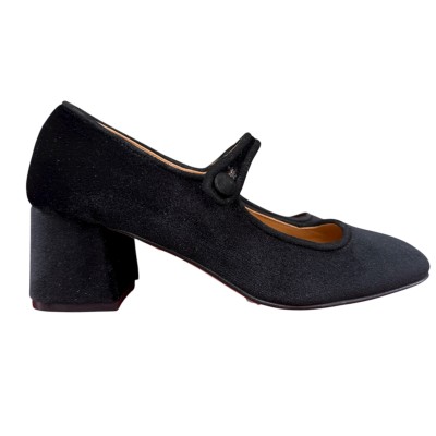ballerina Jane in velluto nera