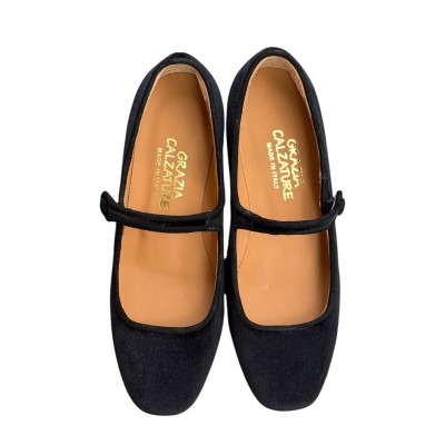 ballerina Jane in velluto nera