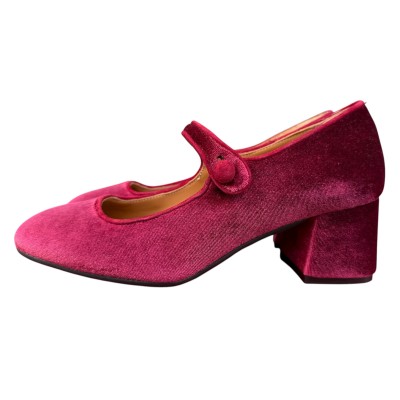 ballerina Jane in velluto bordo