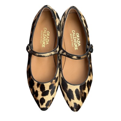 ballerina Chiara in pelle animalier