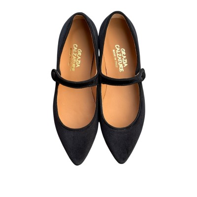 ballerina Chiara in velluto nero