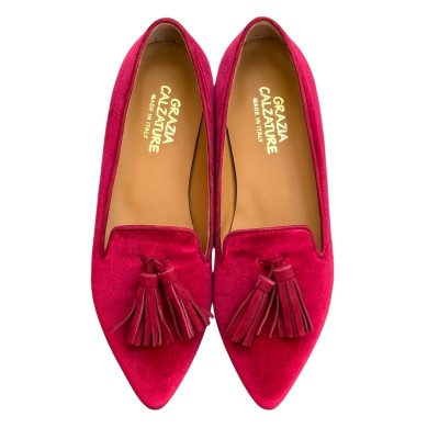 ballerina Grazia velluto bordo