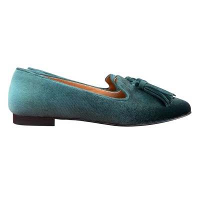 ballerina Grazia velluto verde