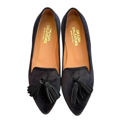 ballerina Grazia in velluto nero