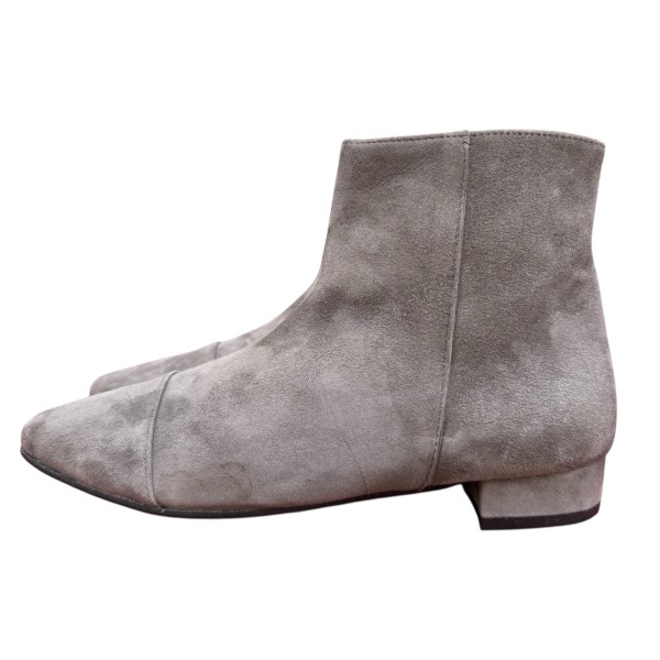 stivaletto Mimy in camoscio grigio