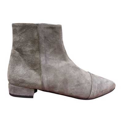 stivaletto Mimy in camoscio grigio