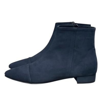 stivaletto Mimy in camoscio blu