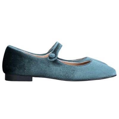 ballerina Chiara in velluto verde